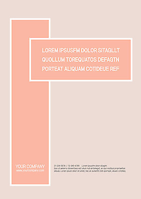 템플릿 표지 비즈니스 사람없음 주황색 프레젠테이션 문서템플릿 서식 레이아웃 문서 제안서 직사각형 이미지템플릿 AI파일 도형 컬러 파일형식 벡터