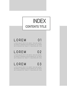 템플릿 내지 비즈니스 사람없음 회색 흰색 프레젠테이션 문서템플릿 모던 서식 레이아웃 문서 제안서 인덱스 목차 이미지템플릿 AI파일 컬러 파일형식 벡터