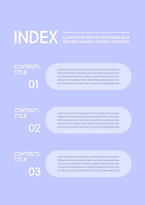 템플릿 내지 비즈니스 사람없음 프레젠테이션 문서템플릿 서식 레이아웃 문서 제안서 인덱스 연보라색 타원형 목차 이미지템플릿 AI파일 보라색 원형 파일형식 벡터