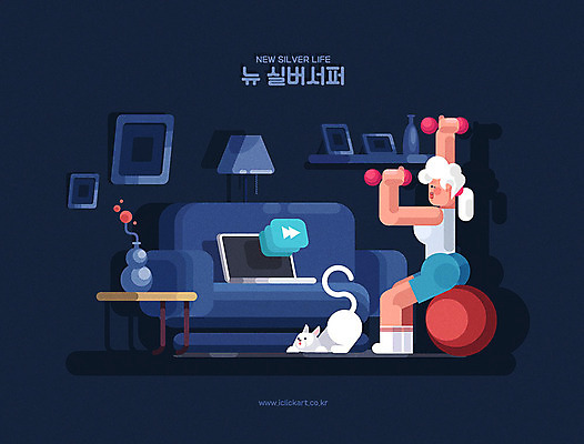 전신 한마리 여자 노년 할머니 여유 일러스트 한명 사람 앉기 취미 파란색 노트북 실버라이프 운동 운동기구 헬스 고양이 아령 플랫 짐볼 동영상 반려 노인여자한명만 홈트레이닝 실버서퍼 오하운 국내일러스트 AI파일 1 라이프스타일 감정 컬러 포유류 모션 건강 성인 전자제품 반려동물 신조어 여자한명만 노인여자만 파일형식 벡터