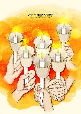 PSD 손 40대 일러스트 촛불 협력 한손 함께함 사람 여러명 20대 신체부위 30대 노란색 희망 모임 촛불시위 국내일러스트 감정 컬러 중년 다수 컨셉 초 청년 장년 시위 파일형식