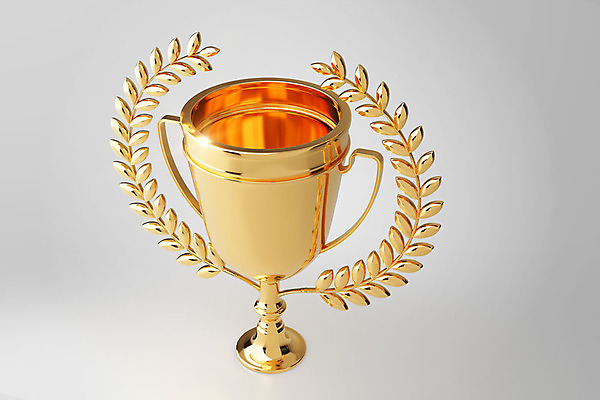 PSD 편집이미지 백그라운드 사람없음 한개 3D소스 3D 금색 상패 트로피 디지털합성 오브젝트 월계수 표준 편집소스 편집3D 1 컬러 상_우승 파일형식