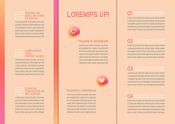 템플릿 표지디자인 북디자인 출판디자인 내지 리플렛 북커버 3단접지 그래프 따뜻함 사랑 팜플렛 사람없음 하트 이미지템플릿 AI파일 모양 감정 파일형식 벡터
