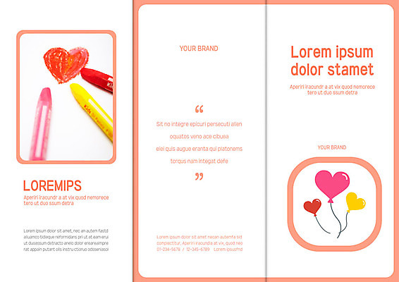 템플릿 표지디자인 북디자인 출판디자인 표지 리플렛 북커버 3단접지 색연필 팜플렛 사람없음 흰색 하트 크레파스 하트풍선 풍선 이미지템플릿 AI파일 모양 컬러 학용품 파일형식 벡터
