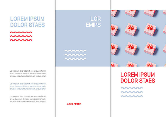 템플릿 표지디자인 북디자인 출판디자인 표지 리플렛 북커버 3단접지 선물 팜플렛 사람없음 파란색 선물상자 흰색 즐거움 물결무늬 이미지템플릿 AI파일 감정 물결 컬러 무늬 상자 파일형식 벡터