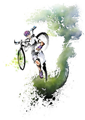 전신 PSD 나무 남자 일러스트 캘리그라피 붓터치 한명 들기 사람 성인 자전거 헬멧 역동적 번짐 라이딩 성인남자한명만 국내일러스트 식물 1 컨셉 모션 바이크 보호장비 남자한명만 성인남자만 파일형식 효과