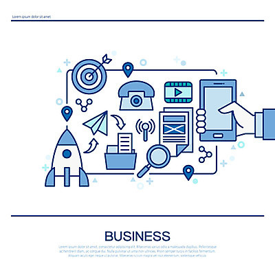 손 선 라인일러스트 일러스트 비즈니스 돋보기 신체부위 파란색 스마트폰 로켓 사회 플랫 과녁판 전화기 종이비행기 문서 폴더 동영상 국내일러스트 AI파일 컬러 사람 핸드폰 스마트기기 파일 종이접기 공동체 파일형식 벡터