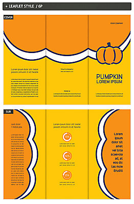 템플릿 표지디자인 표지 ZIP 내지 리플렛 채소 식재료 3단접지 호박 그래프 팜플렛 사람없음 노란색 주황색 달콤 늙은호박 인디자인 INDD 이미지템플릿 컬러 맛 파일형식