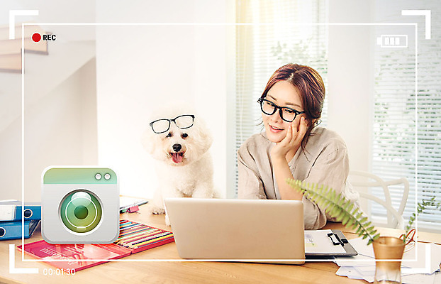 PSD 편집이미지 한마리 여자 반려견 실내 한명 미소 사람 앉기 상반신 20대 성인 취미 일상 옆모습 노트북 유행 카메라 턱괴기 한국인 강아지 창가 책상 즐거움 카메라렌즈 반려 성인여자한명만 브이로그 이미지편집 1 라이프스타일 감정 뷰포인트 가구 창문 모션 표정 동양인 청년 내부 라이프 전자제품 반려동물 개 동영상 여자한명만 성인여자만 파일형식