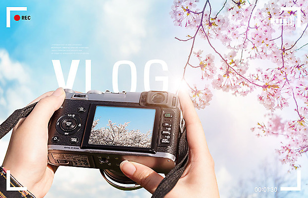 PSD 구름 편집이미지 분홍색 하늘 신체부위 파란색 유행 카메라 봄 양손 벚꽃 화려 액정판 브이로그 이미지편집 자연요소 라이프스타일 손 계절 꽃 컬러 컨셉 사람 전자제품 동영상 파일형식