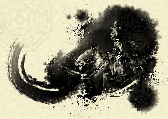 PSD 한국전통 전통 무늬 일러스트 캘리그라피 붓터치 흑백 사람없음 문화재 도자기 번짐 기마인물형토기 국내일러스트 한국 촬영기법 토기 파일형식 효과