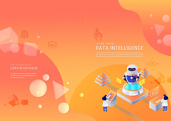 전신 도형 PSD 템플릿 표지디자인 북디자인 응시 출판디자인 여자 표지 리플렛 과학 북커버 실험 사람 팜플렛 성인 두명 주황색 연구원 로봇 IT산업 데이터베이스 연구소 입체도형 조작 4차산업 AI_인공지능 이미지템플릿 직업 시선 산업 컬러 정보기술 입체 파일형식