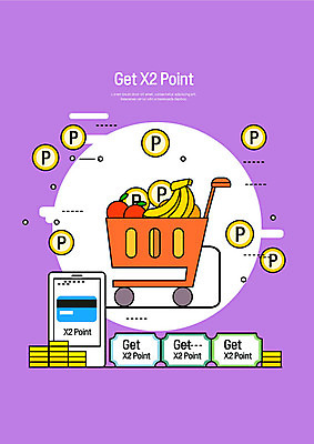 일러스트 모바일 바나나 사람없음 경제 스마트폰 쇼핑 보라색 쇼핑카 신용카드 사과 장바구니 쿠폰 결제 온라인쇼핑 포인트 모바일쇼핑 적립 페이백 혜택 국내일러스트 AI파일 컬러 과일 금융 핸드폰 스마트기기 바구니 카트 온라인 파일형식 벡터