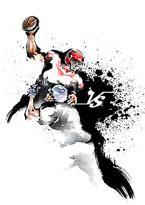 PSD 남자 일러스트 캘리그라피 공 붓터치 흑백 사람 경기 상반신 성인 두명 빨간색 파란색 럭비 경쟁 수비 공격 라이벌 충돌 번짐 럭비선수 몸싸움 성인남자만 국내일러스트 스포츠 컬러 컨셉 모션 운동선수 촬영기법 구기 싸움 남자만 성인만 파일형식 효과