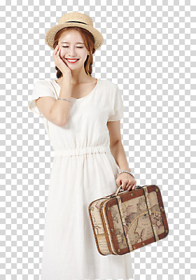 편집이미지 원피스 여행 포즈 생각 한명 서기 미소 들기 사람 상반신 20대 성인 취미 앞모습 청춘 여행가방 눈감음 턱괴기 한국인 즐거움 PNG 챙모자 싱글라이프 성인여자한명만 편집소스 욜로라이프 모자_잡화 1 라이프스타일 옷 감정 뷰포인트 컨셉 가방 모션 표정 동양인 청년 여자한명만 성인여자만 파일형식
