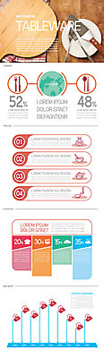식기 접시 음식 포크 일러스트 통계 식탁 주방용품 그래프 사람없음 컬러풀 주방 인포그래픽 다양 도구 상차림 분석 국내일러스트 AI파일 컬러 생활용품 다수 컨셉 탁자 파일형식 벡터