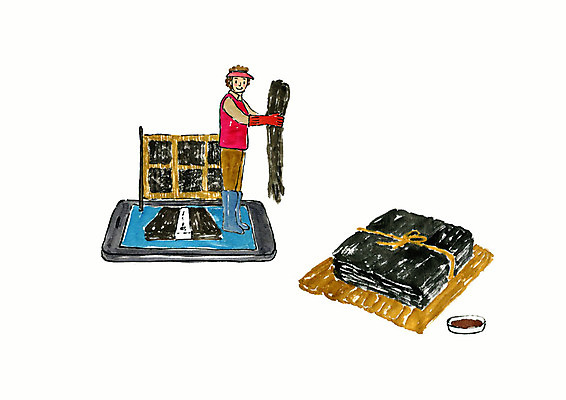 전신 PSD 여자 중년 일러스트 붓터치 수채화 한명 들기 사람 스마트폰 김 스마트 배송 직거래 중년여자한명만 국내일러스트 1 컨셉 모션 성인 핸드폰 스마트기기 거래 해조류 여자한명만 중년여자만 파일형식