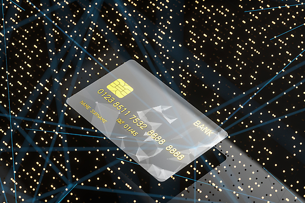 JPG 해외이미지 일러스트 사람없음 금융 경제 한개 반사 3D 신용카드 디지털합성 해외일러스트 1 파일형식 이미지허브