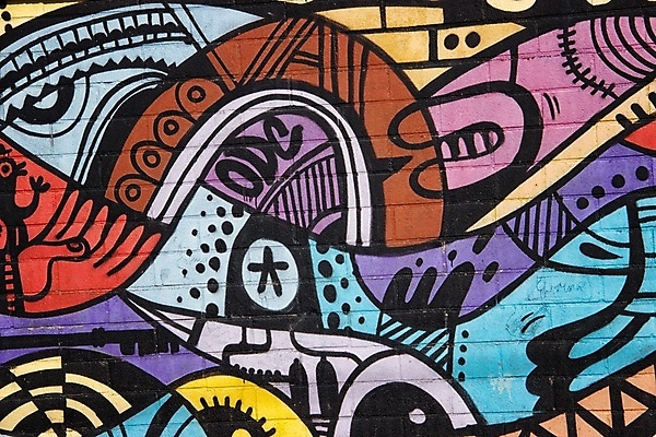 포토 JPG 해외이미지 벽 벽돌 미술 사람없음 그래피티 벽화 해외포토 문화예술 낙서 그림 파일형식 이미지허브