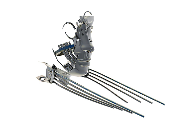 포토 JPG 해외이미지 얼굴 가면 사람없음 그래픽 자르기 공상 안드로이드 해외포토 모션 신체부위 로봇 파일형식 이미지허브