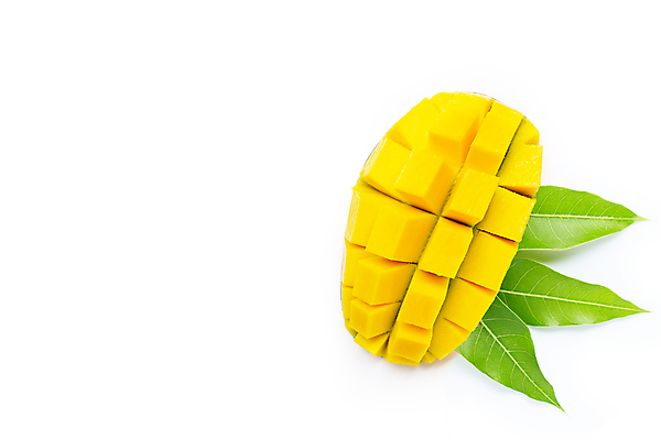 포토 JPG 해외이미지 잎 실내 사람없음 한개 열대과일 흰배경 슬라이스 망고 해외포토 식물 1 백그라운드 과일 내부 흰색 파일형식 이미지허브