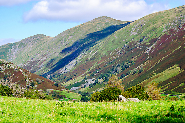 포토 JPG 해외이미지 영어 공원 호수 자연 하늘 영국 잉글랜드 산 파노라마 풍경 사람없음 초록색 여름 파란색 뷰티 계곡 시골 언덕 지역 전국 컴브리아주 해외포토 문자 계절 공공시설 유럽 컬러 촬영기법 생태계 파일형식 이미지허브
