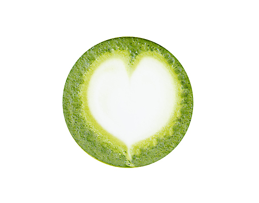 포토 JPG 해외이미지 실내 사람없음 그래픽 머그컵 하트 원형 녹차 흰배경 라떼아트 말차 해외포토 모양 도형 백그라운드 내부 컵 차_음료 흰색 그림 라떼 파일형식 이미지허브