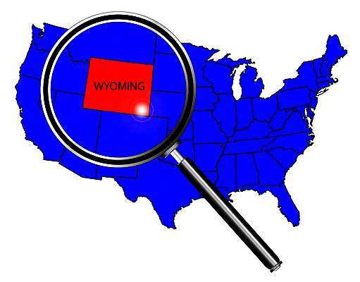 포토 JPG 해외이미지 지도 일러스트 돋보기 미술 사람없음 그래픽 미국 그림 윤곽 고립 와이오밍 해외일러스트 북아메리카 문화예술 파일형식 이미지허브