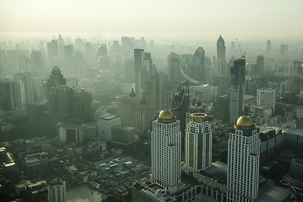 포토 JPG 해외이미지 아시아 태국 아침 파노라마 사람없음 동남아시아 도시 방콕 스카이라인 해외포토 주간 나라 촬영기법 파일형식 이미지허브