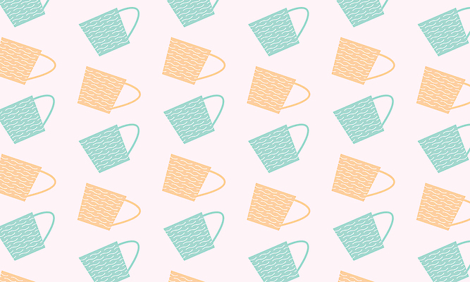 JPG 해외이미지 디자인 백그라운드 패턴 일러스트 사람없음 컵 패턴백그라운드 해외일러스트 식기 무늬 파일형식 이미지허브