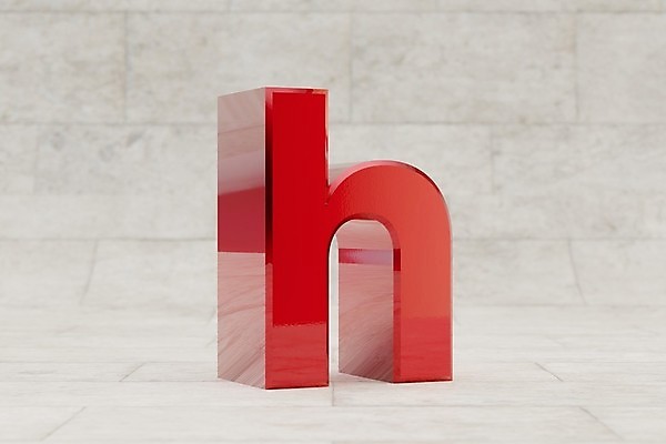 포토 JPG 해외이미지 캐릭터 알파벳 백그라운드 일러스트 사람없음 빨간색 빛 반짝임 반사 3D 금속 편지 타일 만들기 광택 타입 H 고립 콘크리트 해외포토 영어 컬러 모션 재질 디지털합성 파일형식 이미지허브