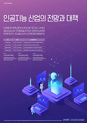 전신 템플릿 여자 산업 포스터 비즈니스 첨단산업 실험 사람 이벤트 성인 두명 파란색 스크린 보라색 연구원 로봇 연구소 전문 포스터템플릿 AI_인공지능 이미지템플릿 AI파일 직업 컬러 파일형식 벡터