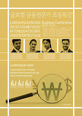 서양인 외국인 템플릿 여자 남자 포스터 얼굴 비즈니스 돋보기 그래프 사람 동양인 이벤트 여러명 상반신 20대 성인 신체부위 금융 글로벌 달러 비즈니스맨 비즈니스우먼 원화 화폐기호 재정전문가 전문 특강 포스터템플릿 이미지템플릿 AI파일 기호 교육 다수 돈 인종 청년 경제 직장인 전문직 강의 화폐 파일형식 벡터