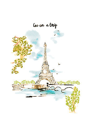 PSD 나무 유럽 여행 일러스트 유럽풍경 수채화 사람없음 초록색 프랑스 에펠탑 랜드마크 웅장함 파리약 프랑스여행 가교 파리(프랑스) 국내일러스트 식물 건축물 나라 컬러 해외여행 풍경 파리 파일형식