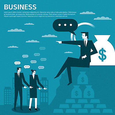 전신 구름 여자 남자 말풍선 돈 일러스트 비즈니스 사람 앉기 정장 빌딩 성인 세명 달러 도시 직장인 비즈니스맨 비즈니스우먼 돈자루 돈다발 스마트 금괴 의견 갑질 국내일러스트 AI파일 자연요소 직업 옷 컨셉 모션 건물 재산 황금 파일형식 벡터