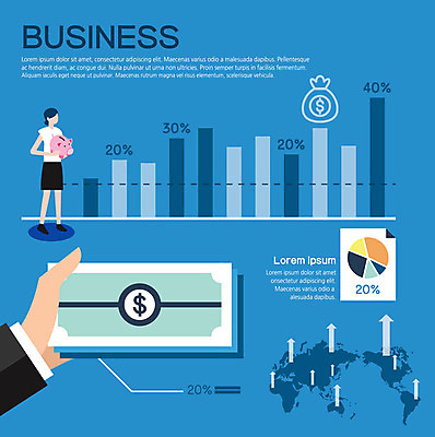전신 손 여자 화살표 세계지도 지도 지폐 일러스트 비즈니스 그래프 한명 사람 성인 신체부위 파란색 돼지저금통 비즈니스우먼 사회 플랫 돈다발 상승 금융의날 국내일러스트 AI파일 1 컬러 컨셉 돈 세계 저금통 직장인 공동체 파일형식 벡터 법정기념일