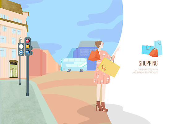 전신 PSD 여자 도로 일러스트 버스 한명 들기 사람 성인 건물 쇼핑 컬러풀 쇼핑백 구매 신호등 쇼핑몰 즐거움 성인여자한명만 스토어 국내일러스트 1 건축물 감정 길 육상교통 컬러 가방 교통시설 모션 대중교통 여자한명만 성인여자만 파일형식