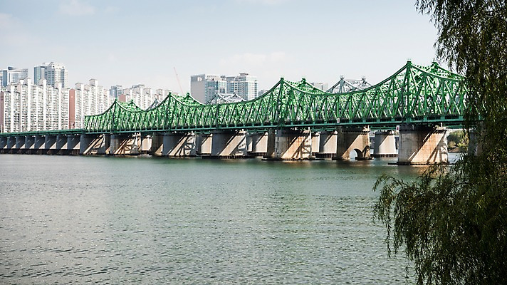 포토 JPG 주간 나무 하늘 서울 한국 빌딩 사람없음 야외 도시풍경 도시 강가 한강 한강철교 국내포토 자연요소 식물 아시아 풍경 건물 강 다리_건축물 랜드마크 파일형식