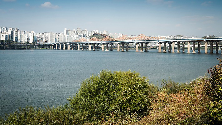 포토 JPG 주간 식물 구름 하늘 서울 한국 빌딩 사람없음 야외 도시풍경 도시 강가 한강 동호대교 국내포토 자연요소 아시아 풍경 건물 강 다리_건축물 랜드마크 파일형식