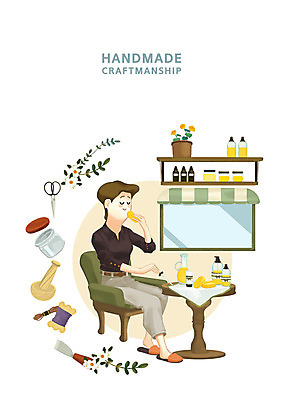 전신 PSD 여자 꽃 의자 일러스트 창문 탁자 선반 슬리퍼 가위 한명 사람 앉기 성인 소파 갈색 화장품 용기 스포이트 실타래 장인 수제비누 장인정신 천연화장품 핸드메이드 성인여자한명만 국내일러스트 식물 1 그릇 컬러 가구 신발 모션 문구용품 뷰티 비누 피펫 여자한명만 성인여자만 파일형식