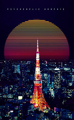 PSD 편집이미지 해외풍경 야경 빌딩 사람없음 도시풍경 컬러풀 달 도시 화려 에펠탑 모던 네온 파리_프랑스 네온아트 이미지편집 자연요소 해외 컬러 컨셉 풍경 건물 프랑스 야간 파리 랜드마크 파일형식 풍경_경치