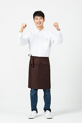 포토 JPG 스튜디오촬영 전신 응시 남자 실내 한명 서기 미소 누끼 사람 20대 청년 성인 앞모습 파이팅 앞치마 주먹 한국인 흰배경 긍정 아르바이트 성인남자한명만 비정규직 소상공인 국내포토 직업 1 시선 뷰포인트 백그라운드 컨셉 비즈니스 모션 표정 동양인 내부 경제 흰색 상인 남자한명만 성인남자만 파일형식