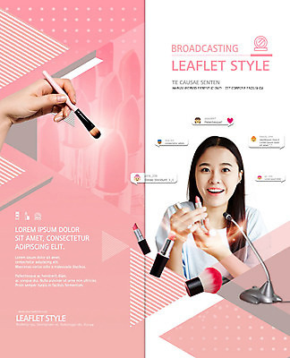 PSD 템플릿 표지디자인 북디자인 손 출판디자인 여자 표지 리플렛 분홍색 2단접지 북커버 한명 미소 사람 팜플렛 상반신 20대 성인 신체부위 뷰티 화장품 한국인 립스틱 마이크 방송 영상 동영상 메이크업브러쉬 성인여자한명만 뷰티크리에이터 1인미디어 이미지템플릿 1 컬러 음향기기 표정 동양인 청년 붓 여자한명만 성인여자만 파일형식 크리에이터