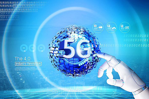 PSD 편집이미지 산업 미래 정보기술 사람없음 파란색 터치 과학기술 구 로봇 IT산업 로봇팔 홀로그램 4차산업 5G 미래산업 이미지편집 컬러 컨셉 기술 IT 파일형식