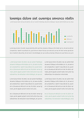 템플릿 내지 비즈니스 그래프 사람없음 초록색 노란색 회색 프레젠테이션 문서템플릿 직선 서식 레이아웃 문서 제안서 이미지템플릿 AI파일 선 컬러 파일형식 벡터