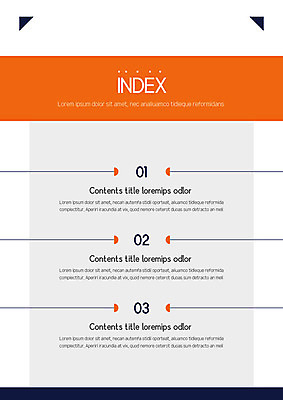 템플릿 내지 비즈니스 사람없음 주황색 회색 프레젠테이션 문서템플릿 직선 아치 서식 레이아웃 문서 제안서 인덱스 목차 이미지템플릿 AI파일 선 컬러 파일형식 벡터