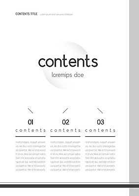 도형 템플릿 내지 비즈니스 사람없음 회색 원형 프레젠테이션 문서템플릿 서식 레이아웃 문서 제안서 목차 이미지템플릿 AI파일 컬러 파일형식 벡터