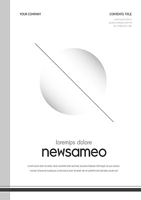 도형 템플릿 표지 비즈니스 흑백 사람없음 원형 프레젠테이션 문서템플릿 서식 레이아웃 문서 제안서 대각선 이미지템플릿 AI파일 선 촬영기법 파일형식 벡터