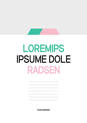 템플릿 표지 분홍색 비즈니스 사람없음 초록색 회색 프레젠테이션 문서템플릿 서식 레이아웃 문서 제안서 이미지템플릿 AI파일 컬러 파일형식 벡터