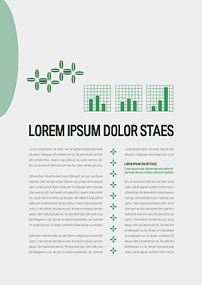 템플릿 내지 꽃무늬 패턴 비즈니스 그래프 사람없음 초록색 회색 프레젠테이션 문서템플릿 서식 레이아웃 문서 제안서 이미지템플릿 AI파일 꽃 컬러 무늬 파일형식 벡터